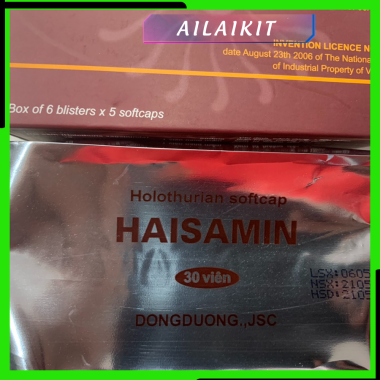 Haisamin - Viêm Nang Mềm Hải Sâm Giúp Tăng Sức Bền, Giảm Mỏi Cơ Ailaikit
