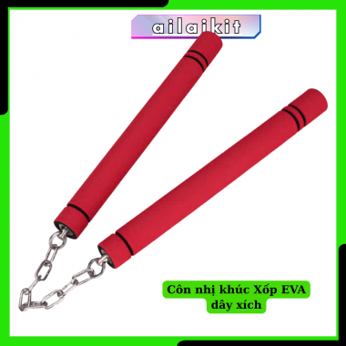 Côn Nhị Khúc Côn Xốp Eva Dây Xích  Dây Dù Ailaikit