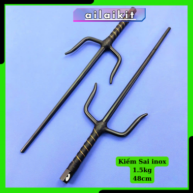 Kiếm Sai Karate Inox 48cm – Dụng Cụ Tập Luyện & Biểu Diễn Võ Thuật Ailaikit