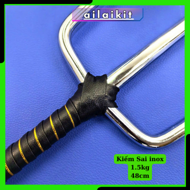 Kiếm Sai Karate Inox 48cm – Dụng Cụ Tập Luyện & Biểu Diễn Chuẩn Võ Thuật Ailaikit