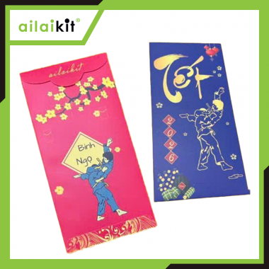 Bao Lì Xì Vovinam Lưu niệm Võ Thuật Ailaikit (Xấp 10 cái) | bao lì xì vovinam mẫu mới nhất năm 2026