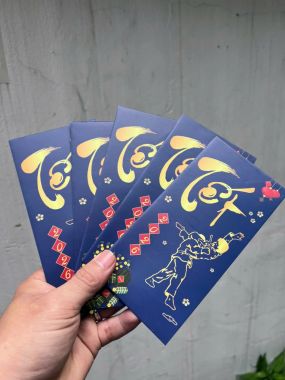 Bao Lì Xì Vovinam Lưu niệm Võ Thuật Ailaikit (Xấp 10 cái) | bao lì xì vovinam mẫu mới nhất năm 2026