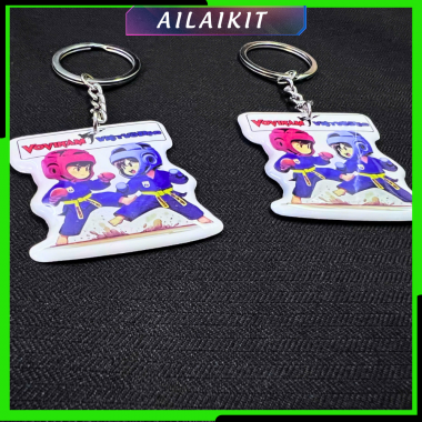 Móc Khóa Đối Kháng Vovinam Ailaikit – Phụ Kiện Vovinam Dễ Thương, Quà Tặng Cho Người Yêu Võ Việt