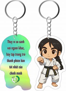 Móc khóa Túi Mù Vovinam Karate Taekwondo Võ Cô truyền Ailaikit