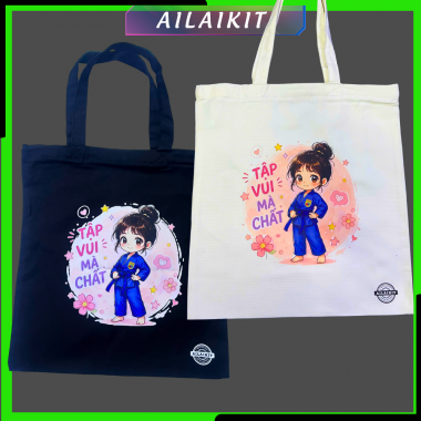 TÚI VẢI BỐ, TÚI TOTE VÕ THUẬT - Ailaikit