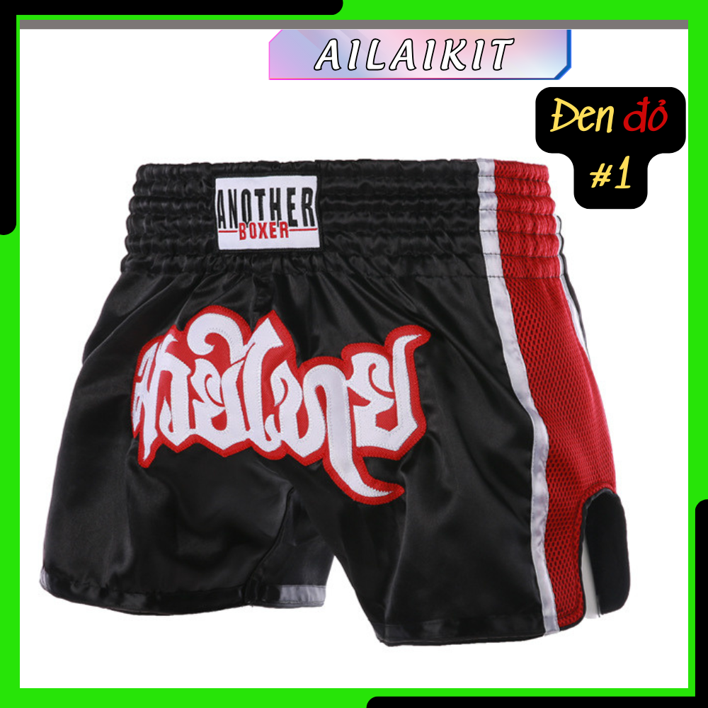 QUẦN MUAY THÁI ANOTHER BOXER MÀU XANH ailaikit